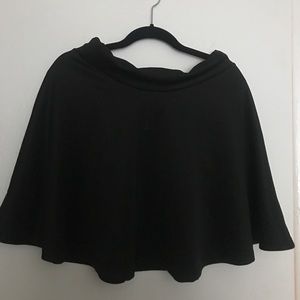 Black skater skirt